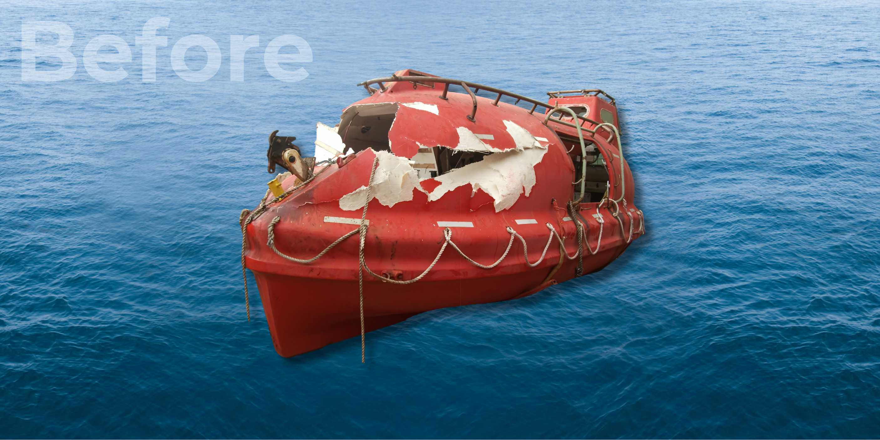 Damaged Lifeboat